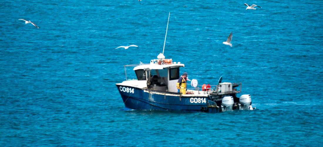 Commercial fishing boat