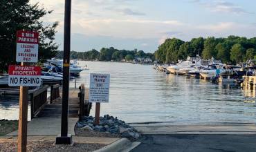 Private Boat Ramp Sign
